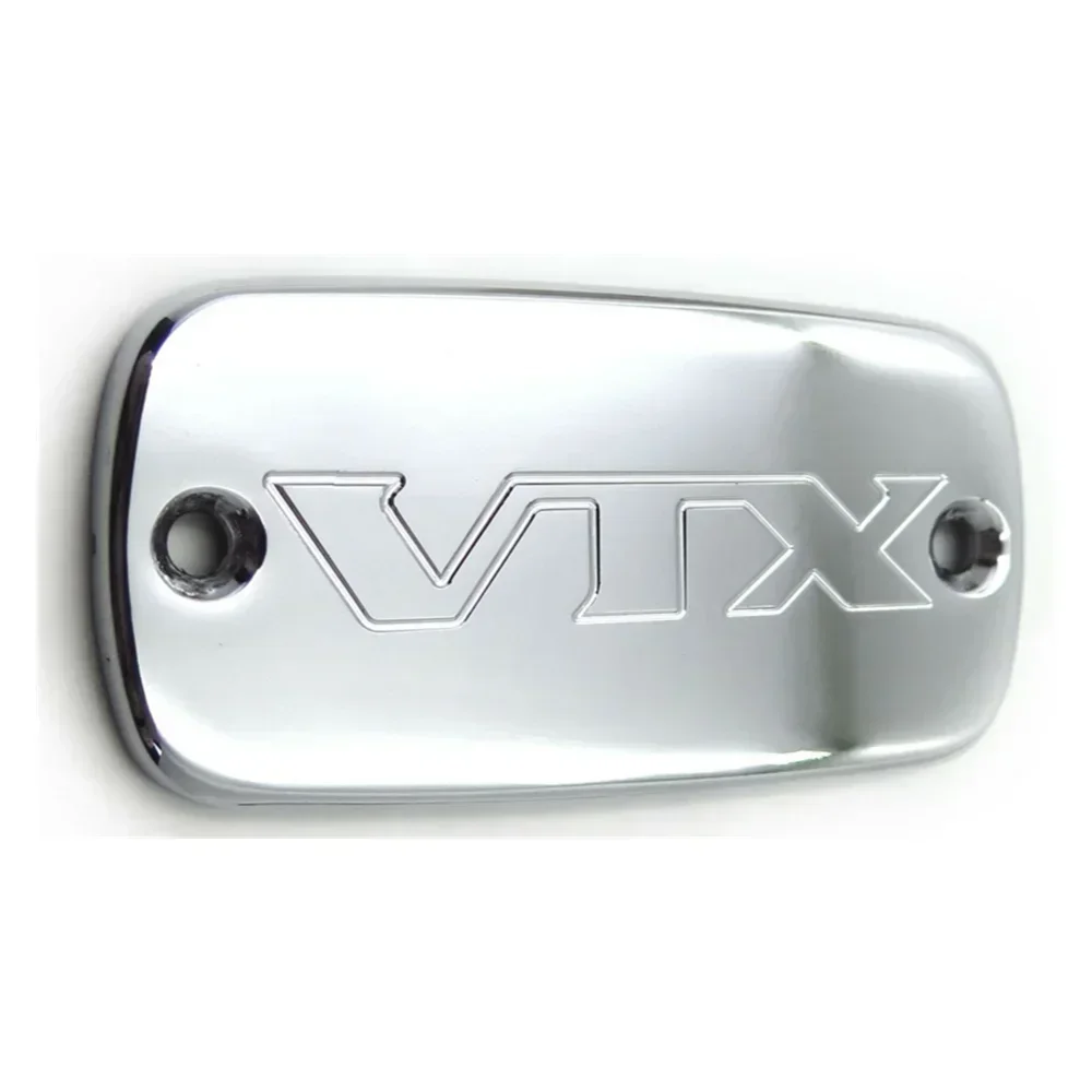 

Motorcycle Brake Oil Fluid Reservoir Cap for Honda 2002-2011 VTX1800 CHROMED