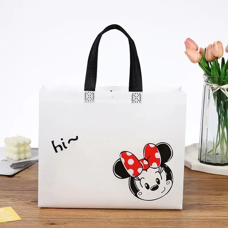 Disney Mickey Minnie mouse lady canvas messenger shoulder bag cartoon fashion  handbag women messenger bag shopping