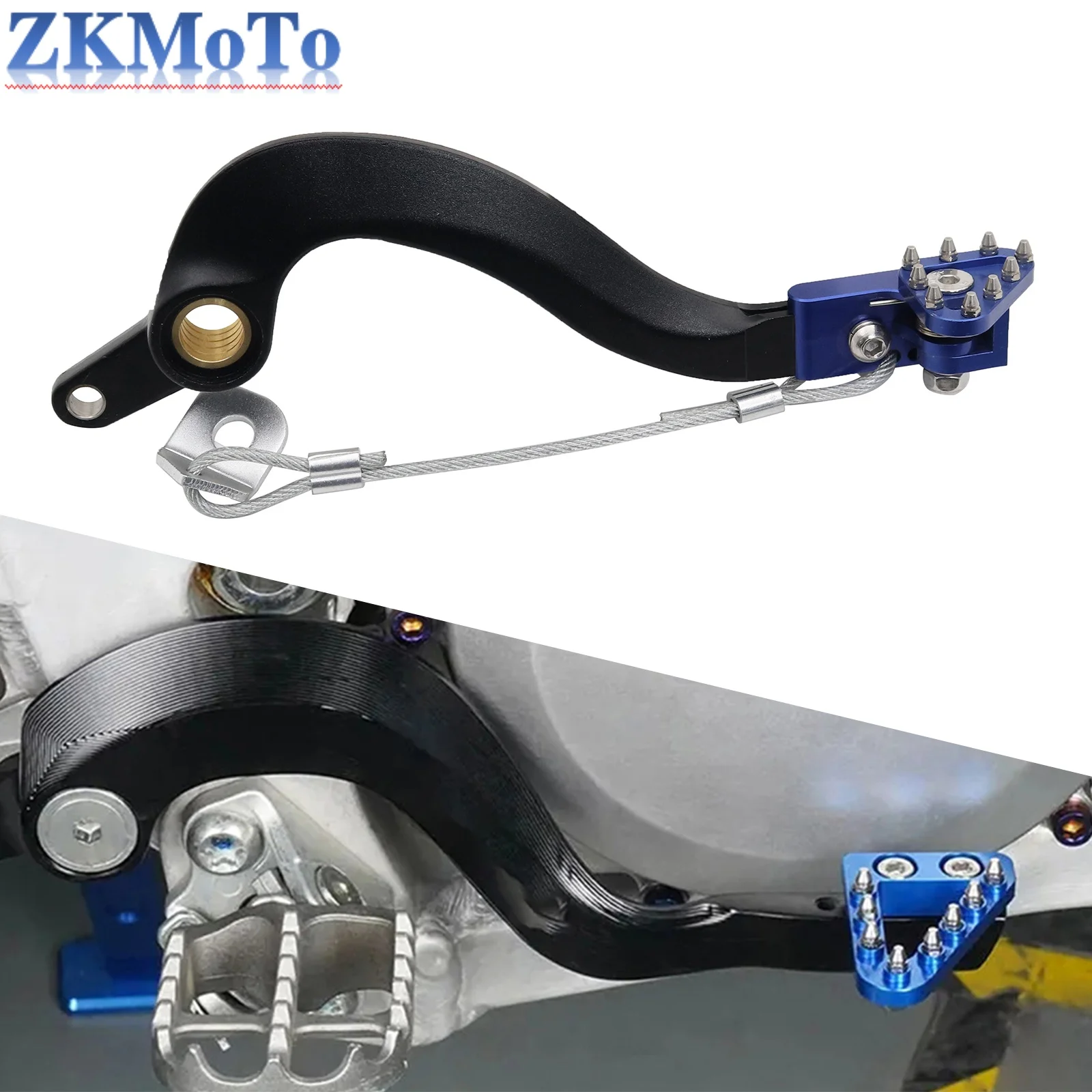 

Motorcycle Adjustable Forged Aluminum Brake Pedal Lever For Yamaha YZ250F 2010-2020 YZ250FX 2015-2020 WR250F 2015-2020