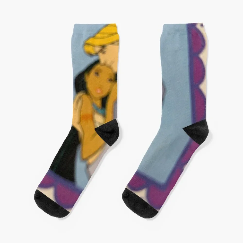 

pocahontas and john smith. Socks golf Thermal man winter Run Boy Socks Women's