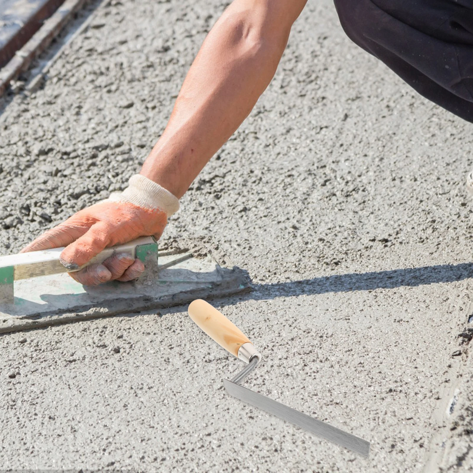 

Stainless Steel Masonry Trowel 2Cm Thickened Blade Ergonomic Grip Smoothing Plastering Tool For Home Renovation Tiling