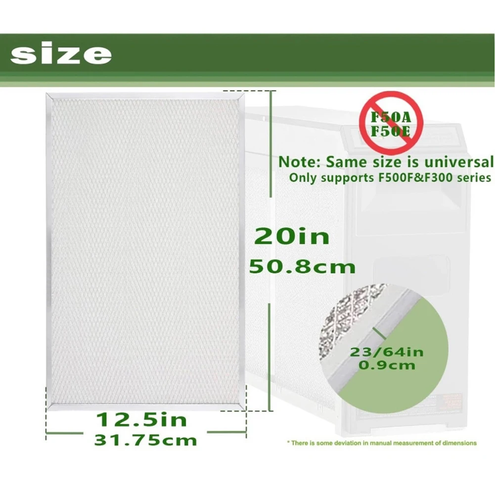 20 X 12.5 Inch Dual Pack Filter Home Environment Aluminum Filter Material Enhances Airflow Efficiency 20inch X 12.5inch