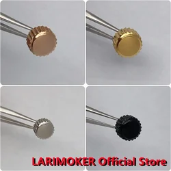 Watch Crown Stainless Steel Crown fit LARIMOKER 40mm SUB case NH35 NH36 ETA 2836 Miyota 8205 8215 821A DG2813 3804 Movement