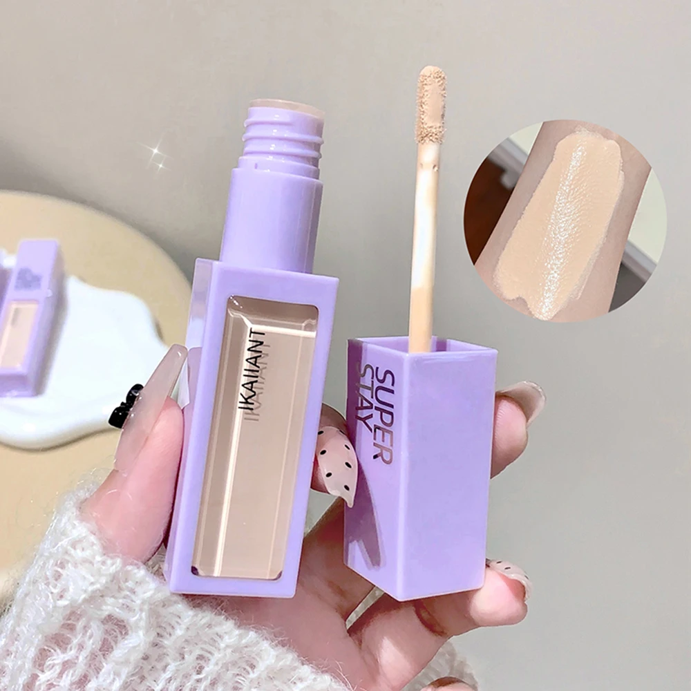 IKAIIANT コンシーラー リキッドは、くまやニキビ跡を明るく隠し、肌の色合いを補正し、完璧なメイクアップを実現します。