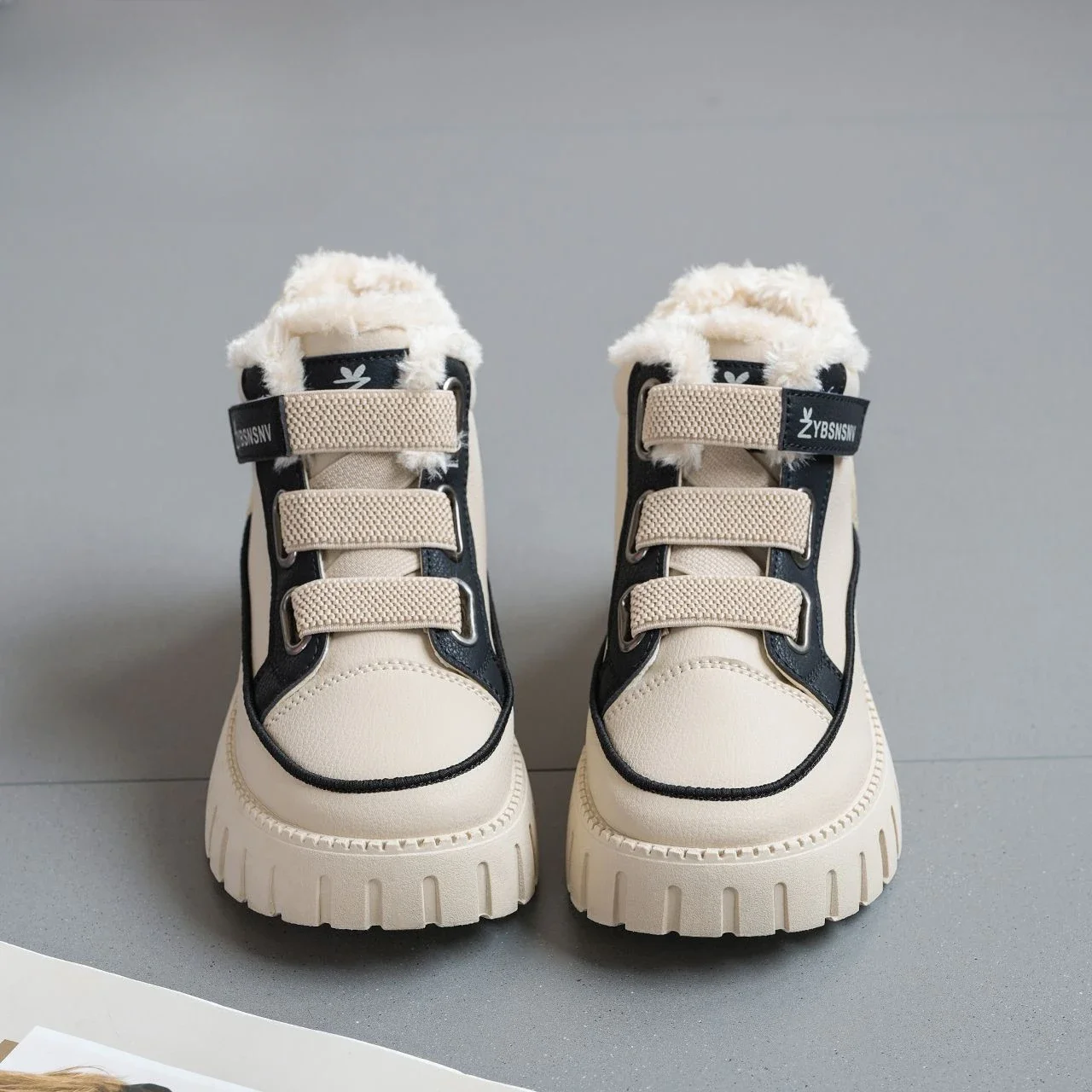 Winter 2024 Plus Warm Woman Shoes High Platform Snow Boots for Women No Slipery Waterproof Non Slip Designer Luxury Footwear Pu