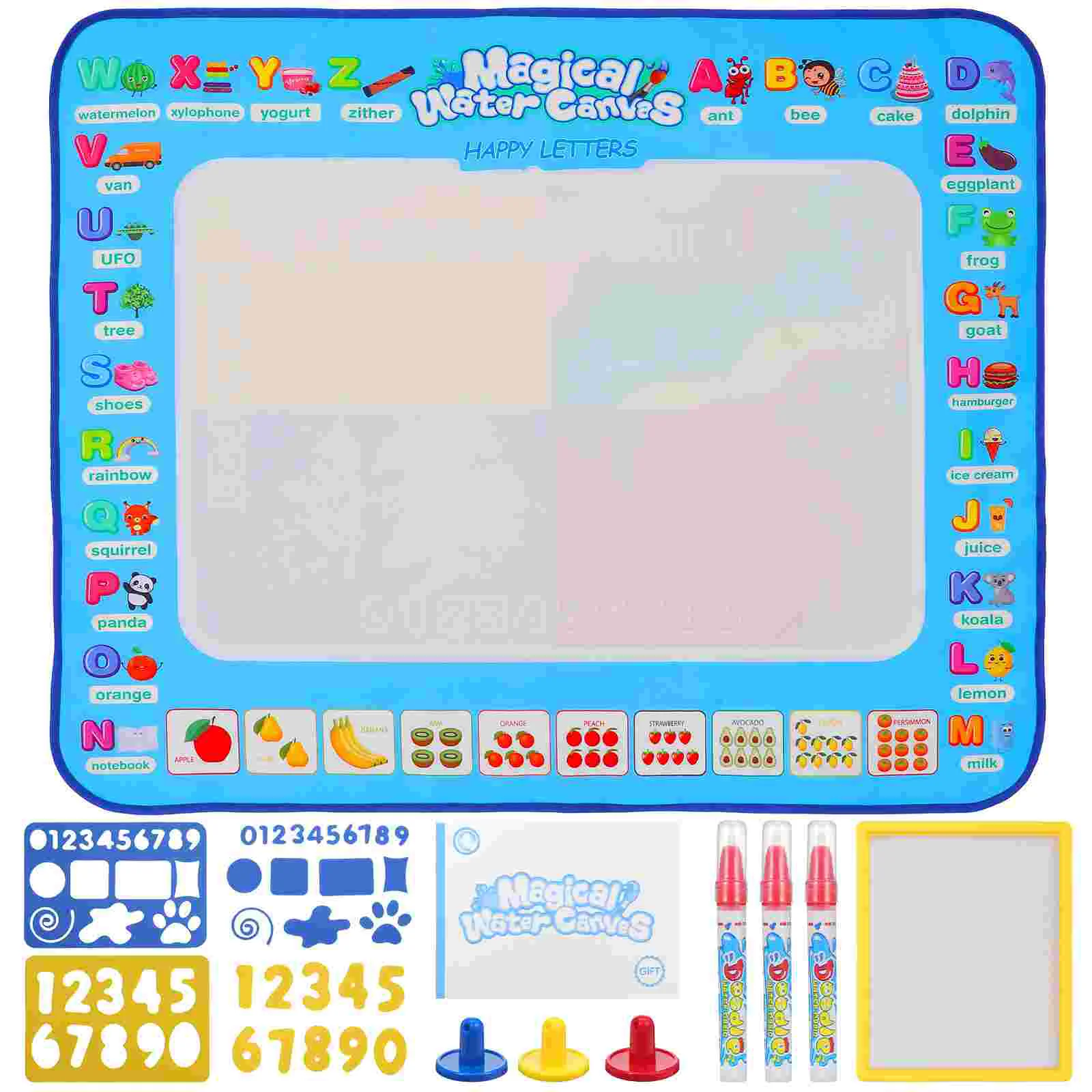 

Doodling Mat Early Education Toy Water Canvas Kids and Crafts Drawing Pad Painting Coloring Child