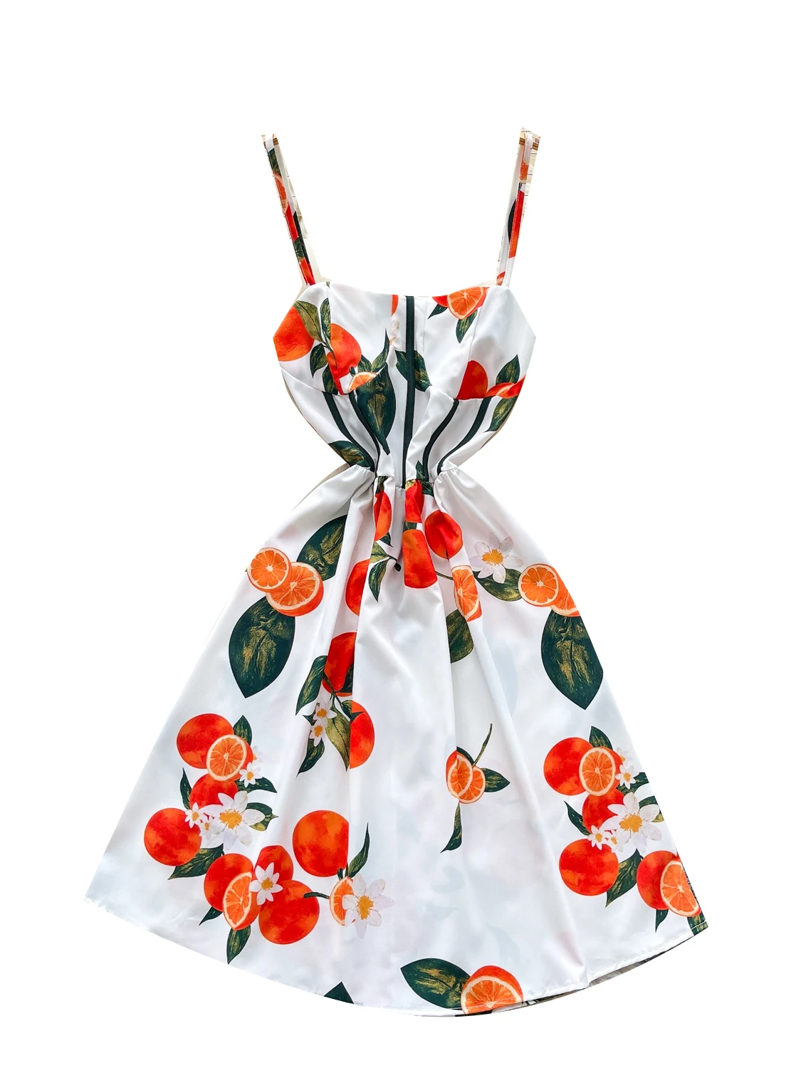 กระโปรงทรงเอลายดอกพิมพ์ลายสไตล์เรโทร สายเดี่ยว เอวสูง ทรงเข้ารูป สำหรับฤดูร้อน เหมาะสำหรับผู้หญิง ใส่ไปเที่ยวทะเลในวันหยุด แฟชั่นทันสมัย