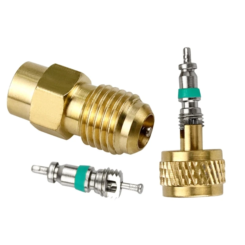 Air Conditioner Adapter Connector Brass Connector Coupler Car Refrigeration Tanks A6HB