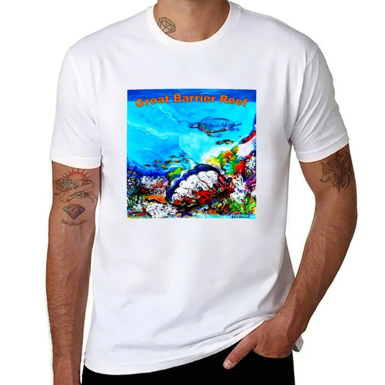 

Great Barrier Reef T-Shirt t shirts for man pack cotton man t shirt summer T-Shirt