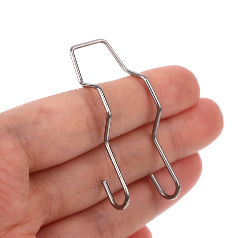 New 9Pcs Metal Headlight Bulb Spring Clips Fits For H1 H3 H4 H7 Car Headlamp Light Bulb Retainer Spring Clips Buckles Tools