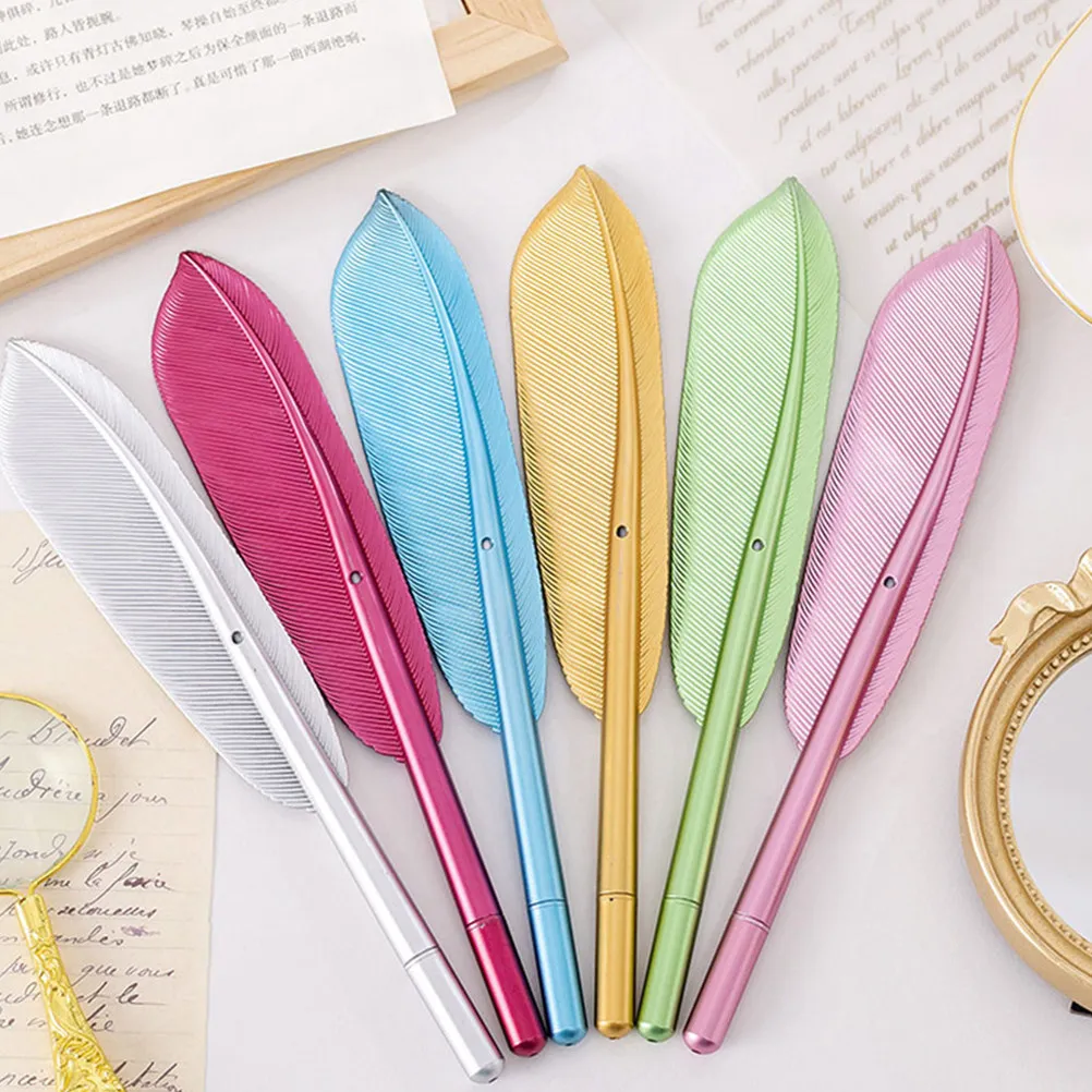 

12pcs Colorful Ergonomic Design Smooth Writing Office Sign Pens For Adults Business Supplies Plume Pen