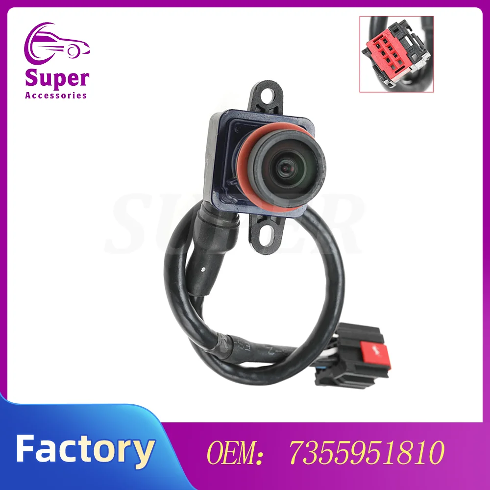 7355951810 Car Reverse Rear View Camera 735568196 73554401 for Fiat Backup Assist Parking Camera Assembly