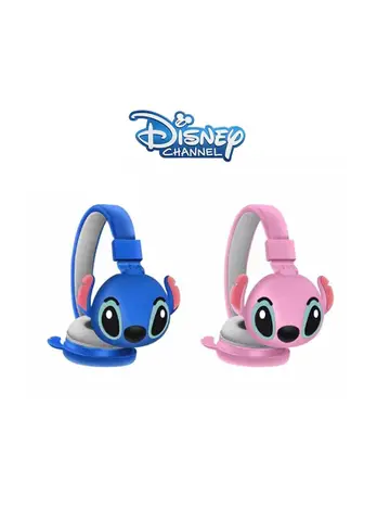 Disney Stitch Wireless Bluetooth Headphones AH-806 HIFI Stereo Sound Foldable Headsets with Mic Anime Cartoon Kids Birthday Gift