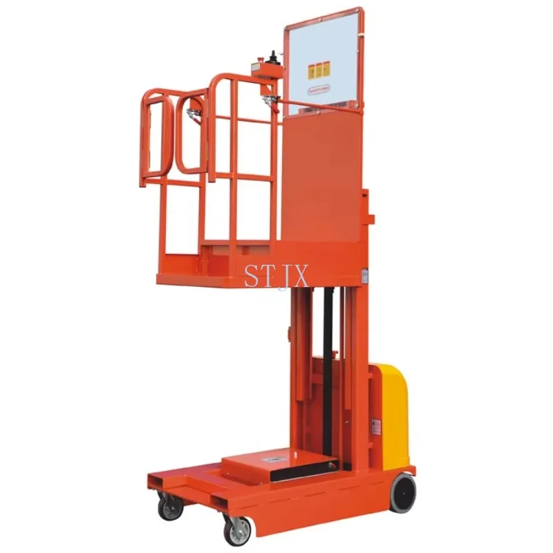 2026 Best Selling 3m 4m 5m Self Moving Electric Order Picker Pick up  Lift Safety Guardrail For Warehouse Stock Logistics Center
