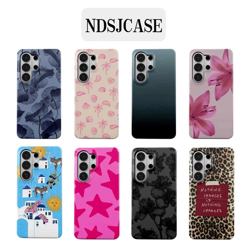 Luxury Clmj Sunday Market Phone Case for Samsung Galaxy S20 S23 S24 S25 S26 FE Plus Ultra Edge 4G 5G Double-layer Back Cover