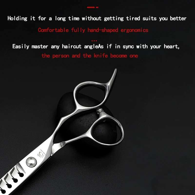 Professional Hairdressing Scissors Barber Scissors VG10 Steel Ultra-Sharp Wear-Resistant Blades 6.0-6.5-6.8-7.0 Inch Tool Set