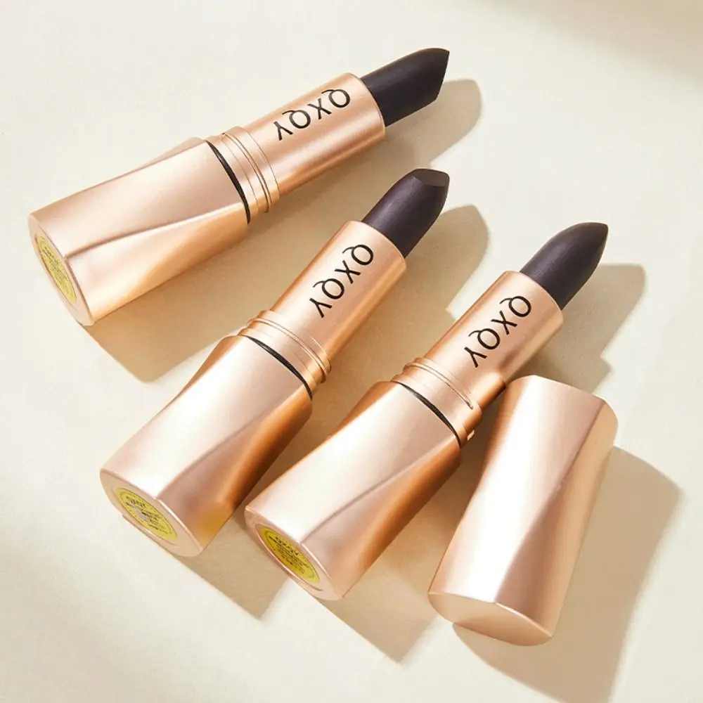 Coloración de lápiz labial mate de larga duración brillo de labios impermeable bálsamo labial Multicolor sólido belleza