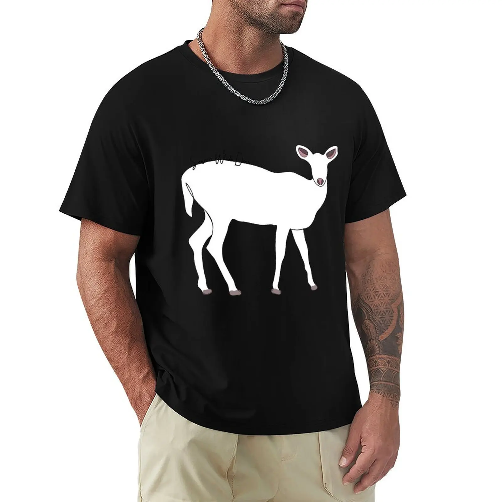 

Seneca White Deer T-Shirt clothes Funny t-shirts Aesthetic clothing oversized t shirts for men