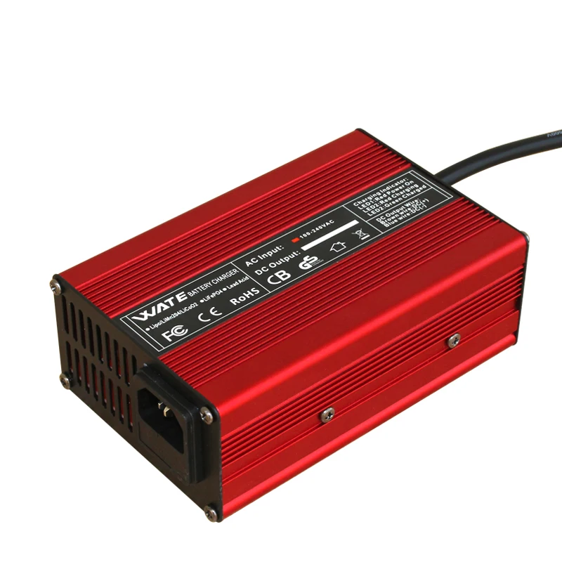 58.8V 5A Charger 14S 52V Li-ion Battery Charger Lipo/LiMn2O4/LiCoO2 Charger Output DC 58.8V With cooling fan