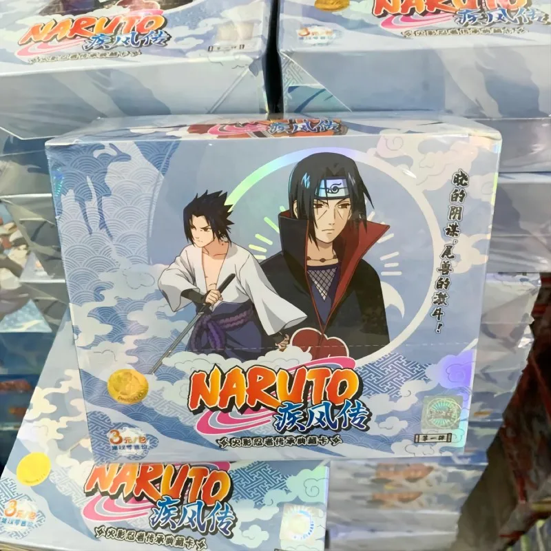 KAYOU Anime Original Naruto Cards Chapter Of The Array Box Added SE Ninja World Collection Cards Toy For Children Christmas Gift