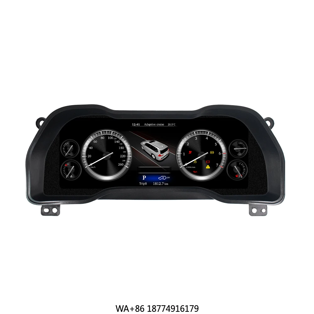 

12.3Inch Upgraded Speedometer LCD Dashboard for 4Runner Cockpit Display Speed Meter Digital Instrument Cluster