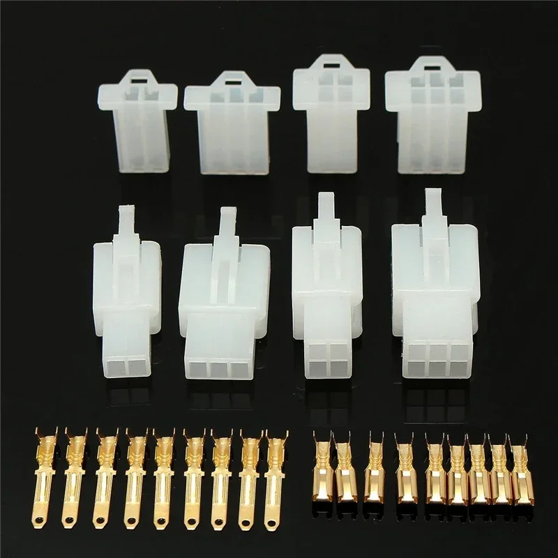Car Motorcycle 580/380/200Pcs Electrical 2 3 4 6 9Pin Male Female Terminals Automotive 2.8 Plug Kit Boat Wire Connector Terminal