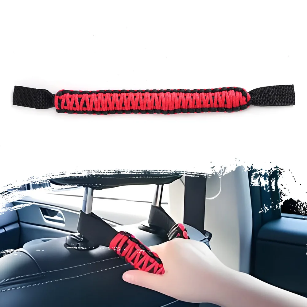 

Car Headrest Grab Heavy Duty Hand Made Seat Mount Grab Security Handle For Wrangler Tj Jk Jl Land Cruiser Fj Suzuk Accessories