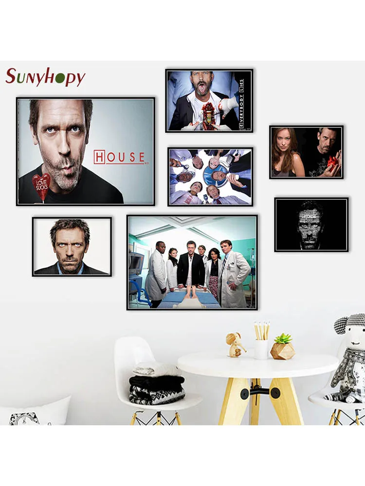 TV Show Painting High Quality House Canvas Poster Wall Home Decor No Frame 50X75cm60X90cm