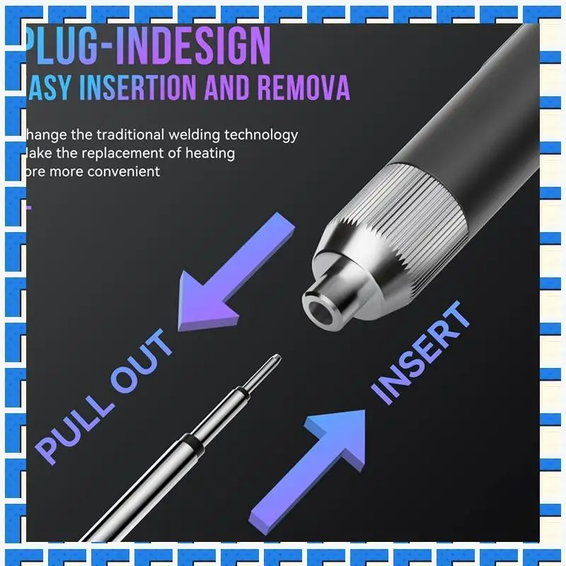 

ABNG 100W High Power Mini Soldering Iron,Usb Soldering Iron, Soldering Iron Accurate 60-450°C, Welding Pen 2S Fast Heating