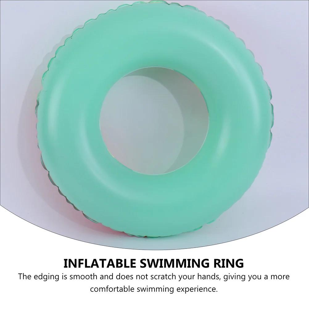 

1Pcs Watermelon Adults Swimming Ring Double Color Inflatable Floating Tube Thick Wear-Resistant PVC Pool Safety