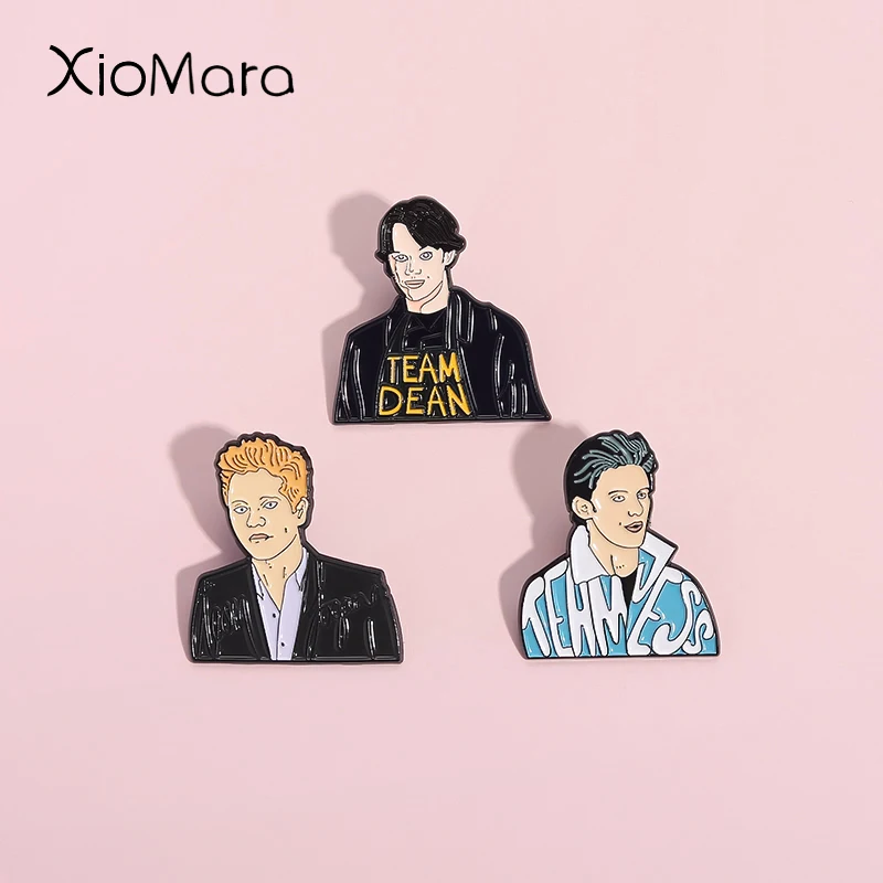 Alfileres esmaltados del equipo Dean Gilmore para niñas, broches de banda de grupo de canto para hombres, insignias de solapa, programa Musical, regalo de joyería para fanáticos y amigos