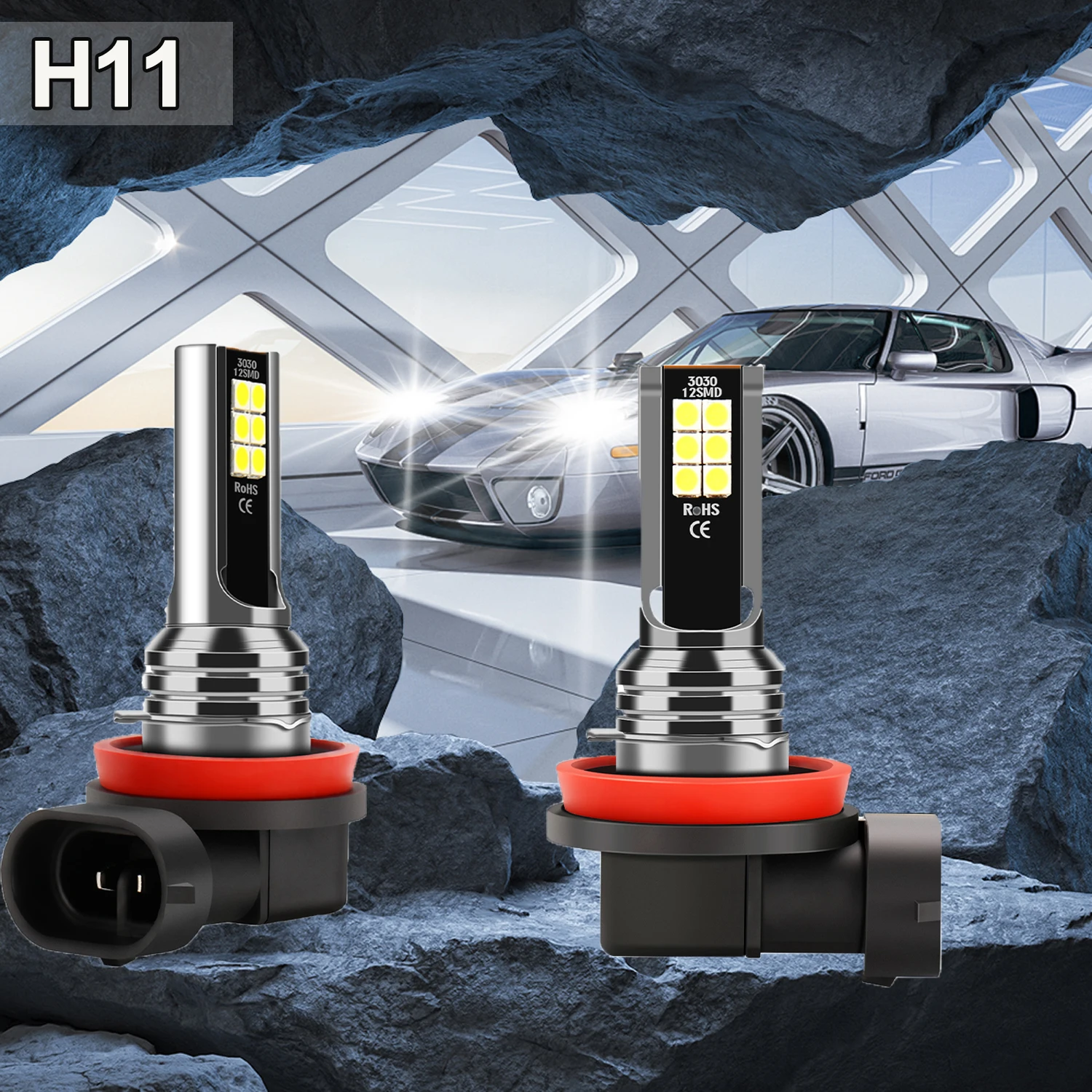 ホンダ HR-V 2016 2017 2018 H4 200W LEDヘッドライトバルブキット ハイ/ロービーム H11 フォグライト変換キット 視認性向上