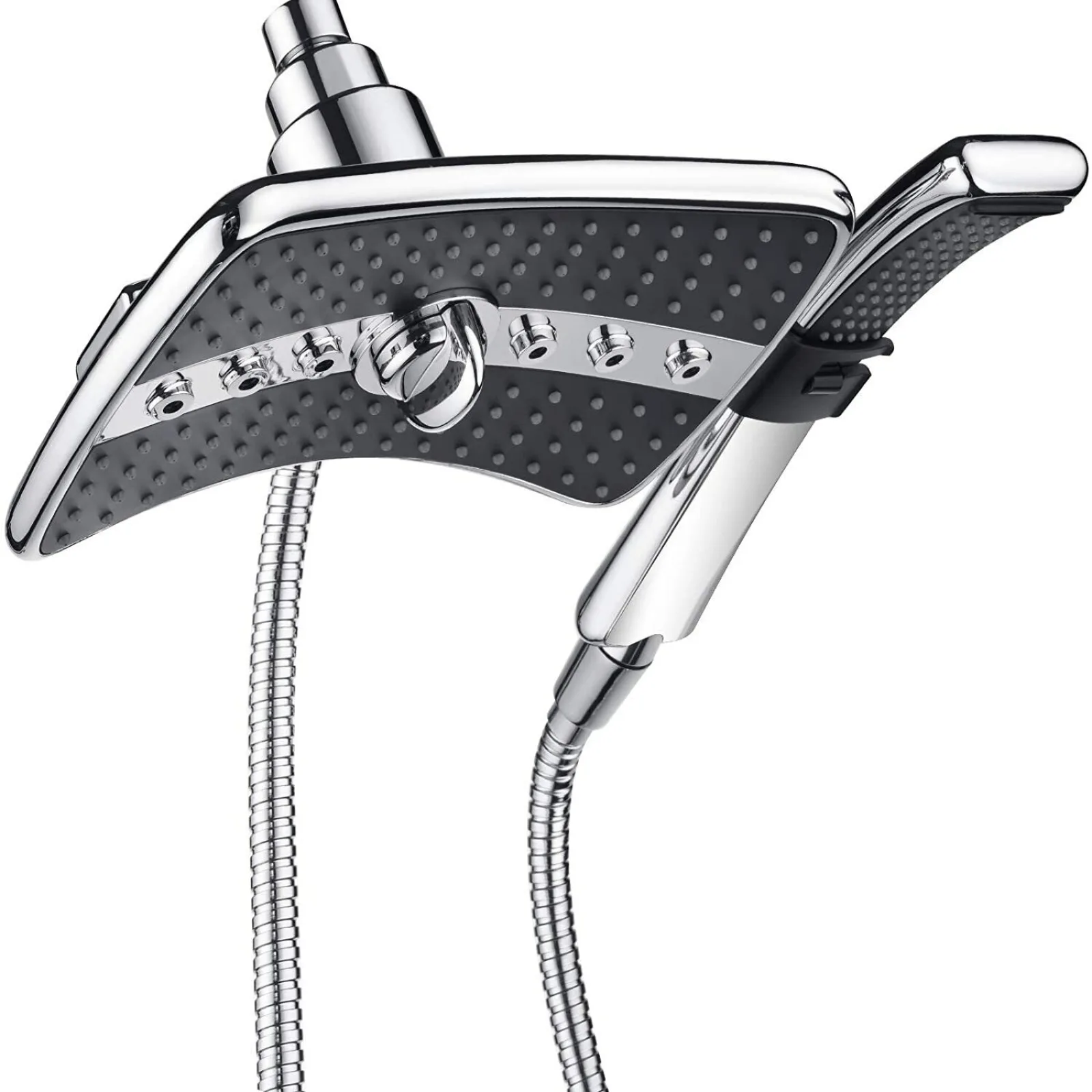 US Bright Showers Multifunctional Rain Chrome Shower Head Combination PSS3919-01-