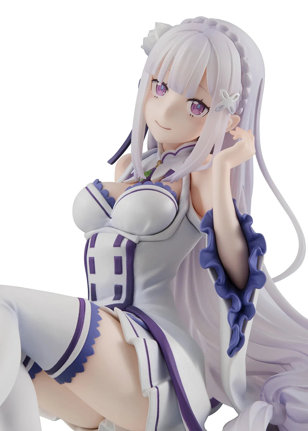 Megahouse-figuras originales de princesas Melty Re:zero Kara Hajimeru Isekai Seikatsu Emilia Rem Tenohira, Anime, Waifu, en Stock