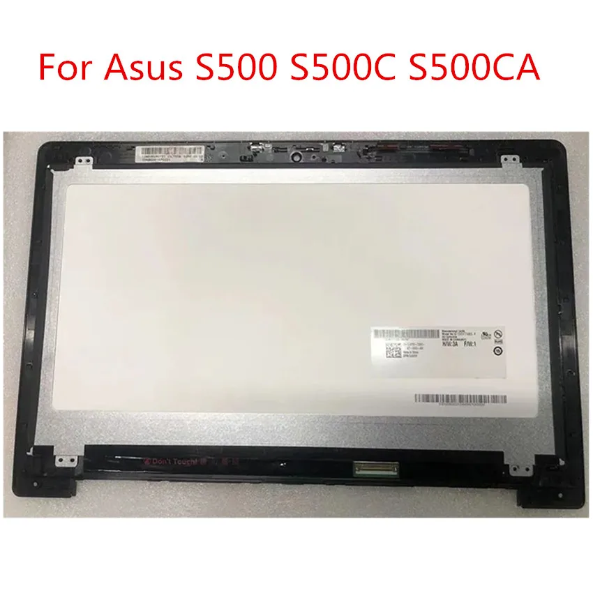 

15.6" HD Laptop LCD Assembly For Asus S500 S500C S500CA Touch Screen Digitizer with LED Display 1366x768 40PIN