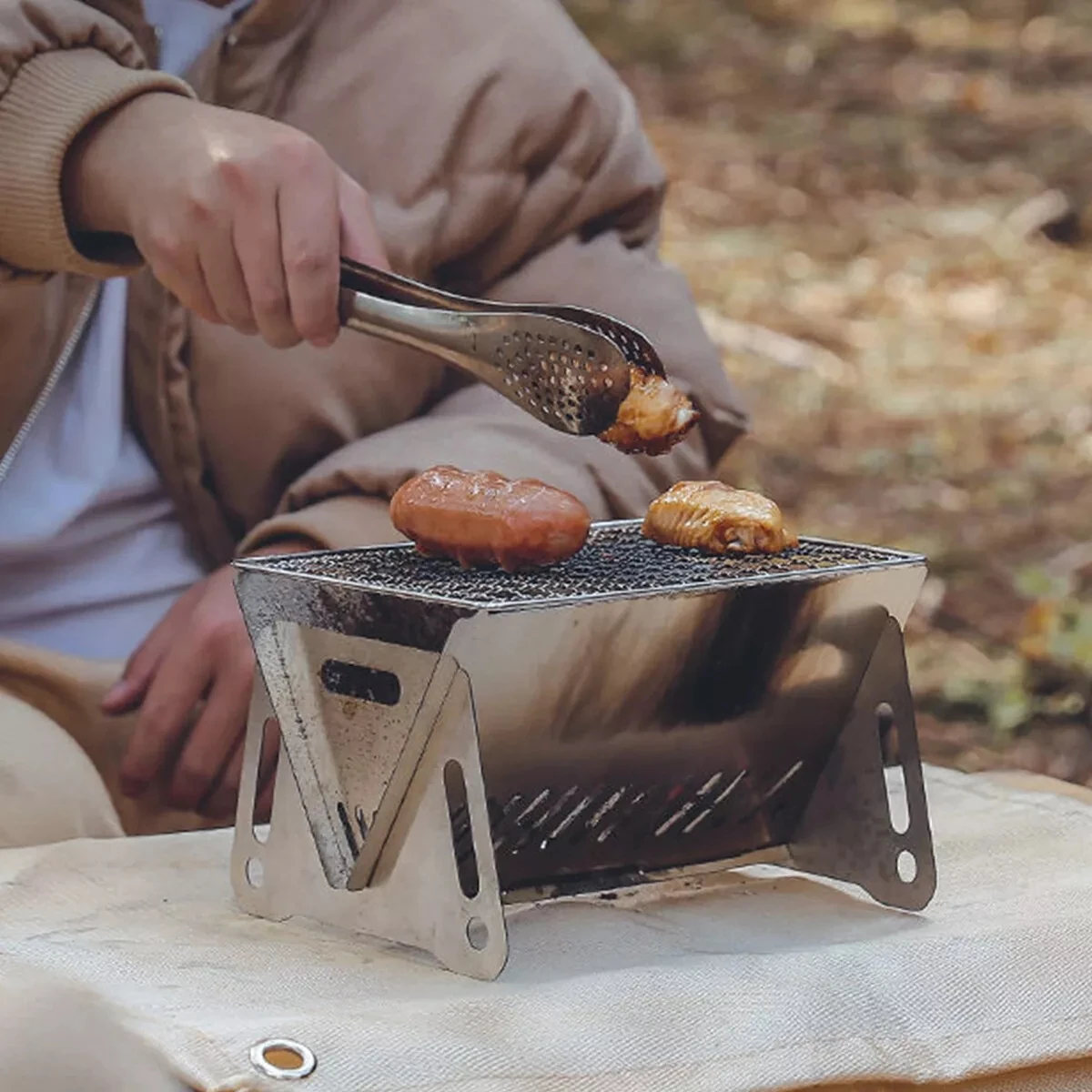 Poêle de camping à bois portab - Camping Cooking Range avis et prix
