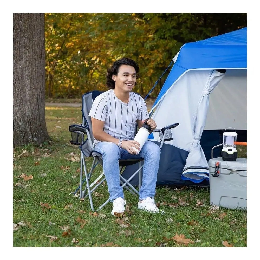 

Oversized Quad Chair Blue Cove Foldable Camping Chair For Outdoor Relaxation