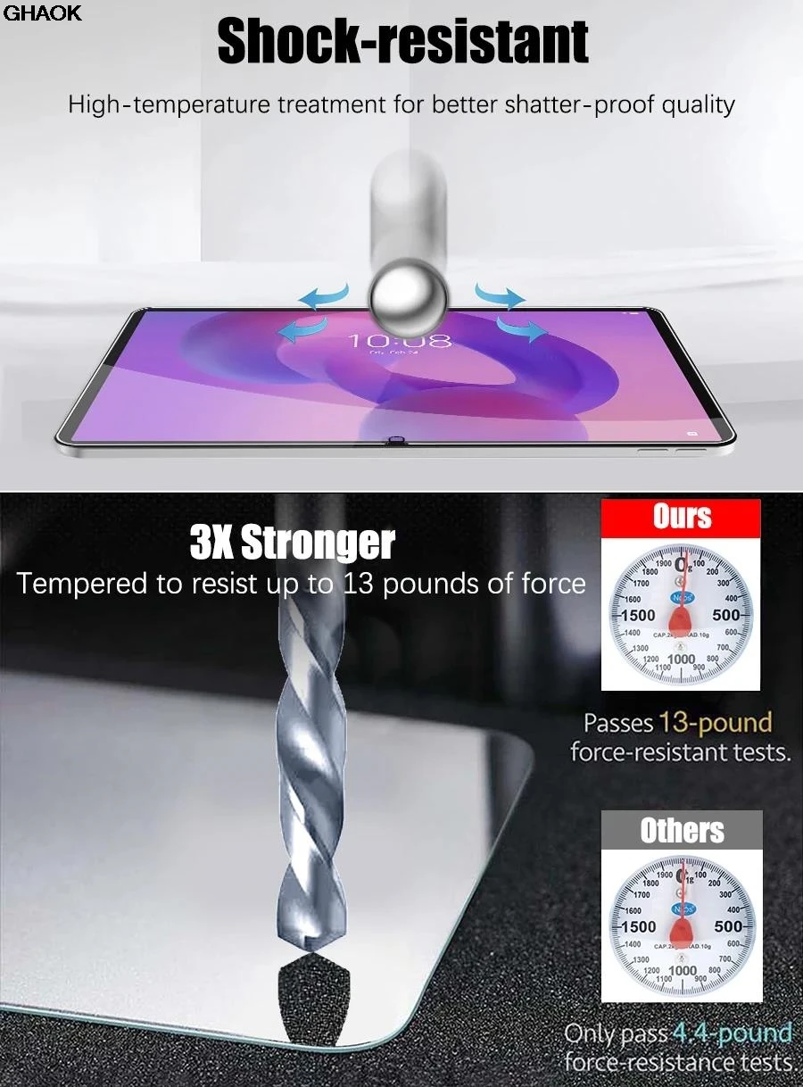 2 قطعة الزجاج المقسى لينوفو Xiaoxin الوسادة برو 12.7 بوصة 2025 حامي الشاشة ل Idea Tab Pro 12.7 "TB373FU اللوحي فيلم زجاجي