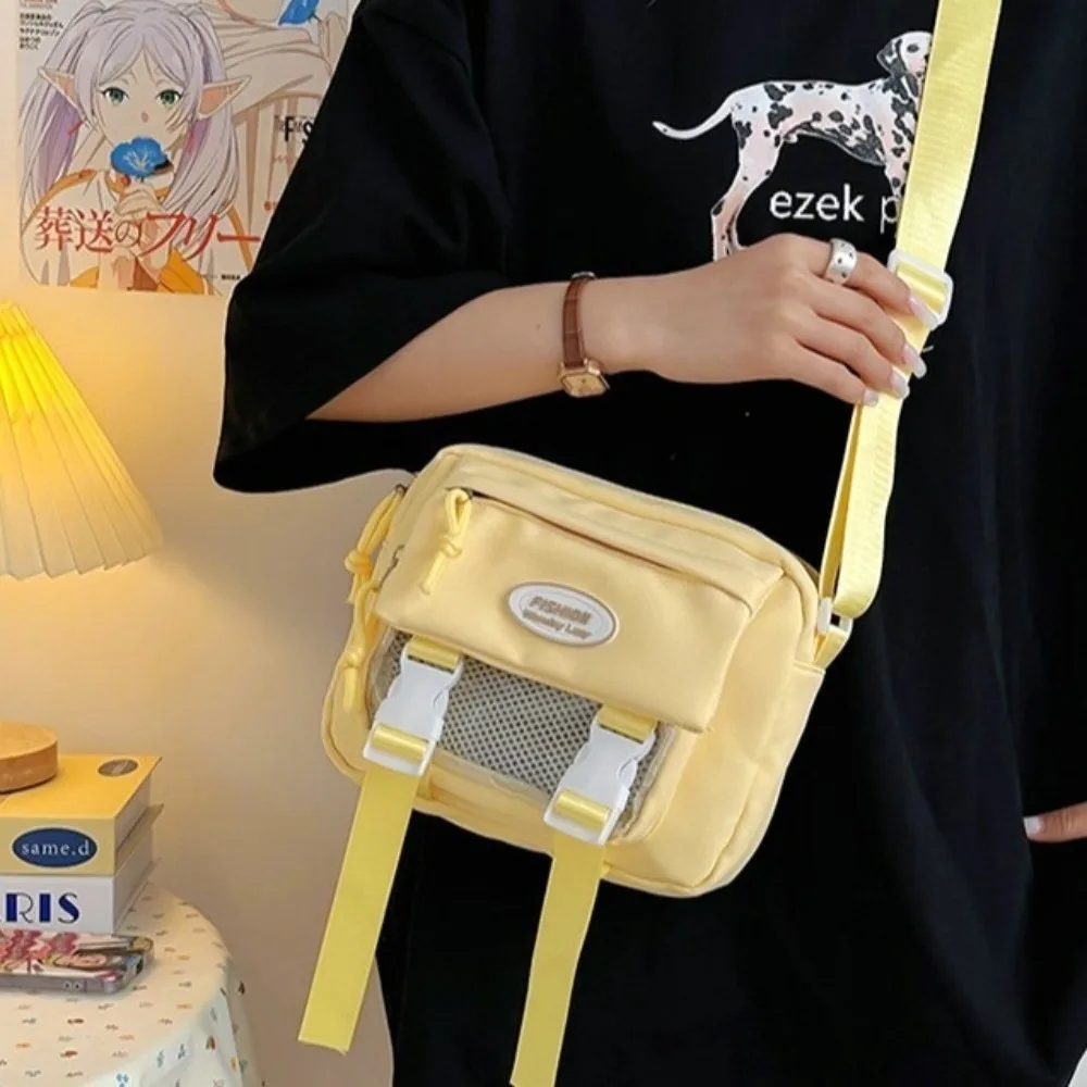 

Kawaii Japanese Transparent Itabag Y2k Harajuku JK Shoulder Bag Idol Merchandise Storage Lolita Crossbody Bag Girls