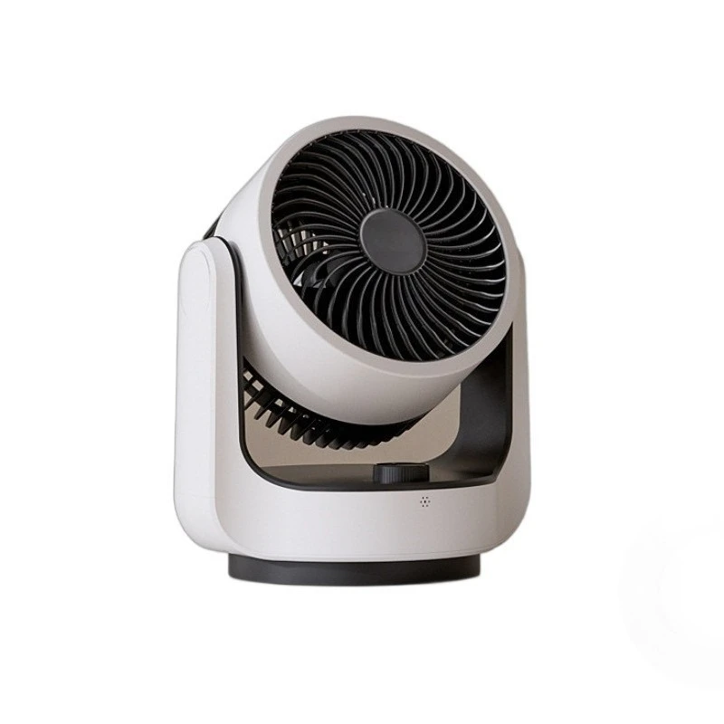 Household electric fan desktop dormitory office desktop small third gear moving head light energy-saving fan