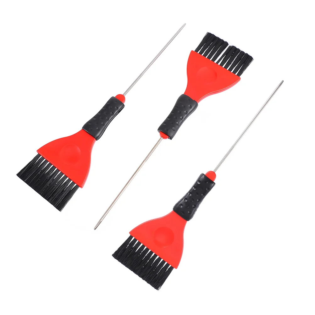 3 قطع من فرشاة تلوين الشعر، أداة تلوين متينة من درجة الصالون، مقبض سهل الإمساك مثالي لصبغ الشعر بنفسك في فرشاة صبغ المنزل