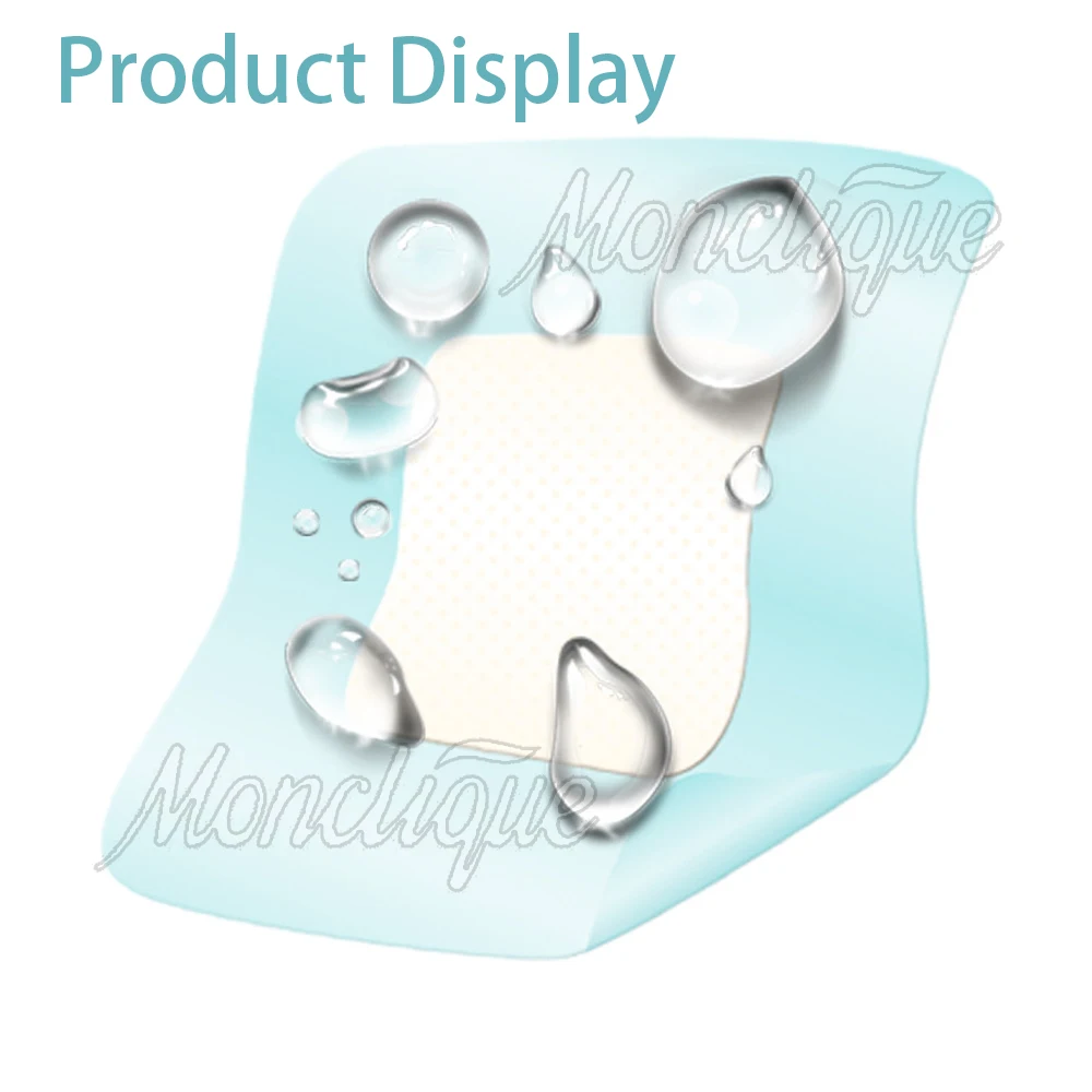 10-30 قطعة كبيرة مقاوم للماء شفافة بولي لاصق لاصق تضميد الجروح المثبت الفرقة ضمادة إسعافات واقية ملصق الإسعافات الأولية أداة 10x10 #6