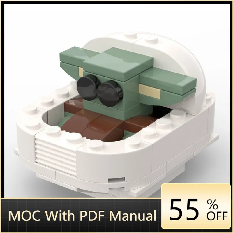 

51 шт. MOC Star Battle Series, креативная мини-модель космического корабля, строительные блоки, сделай сам, сборка, образовательный дисплей, игрушки, подарки для детей