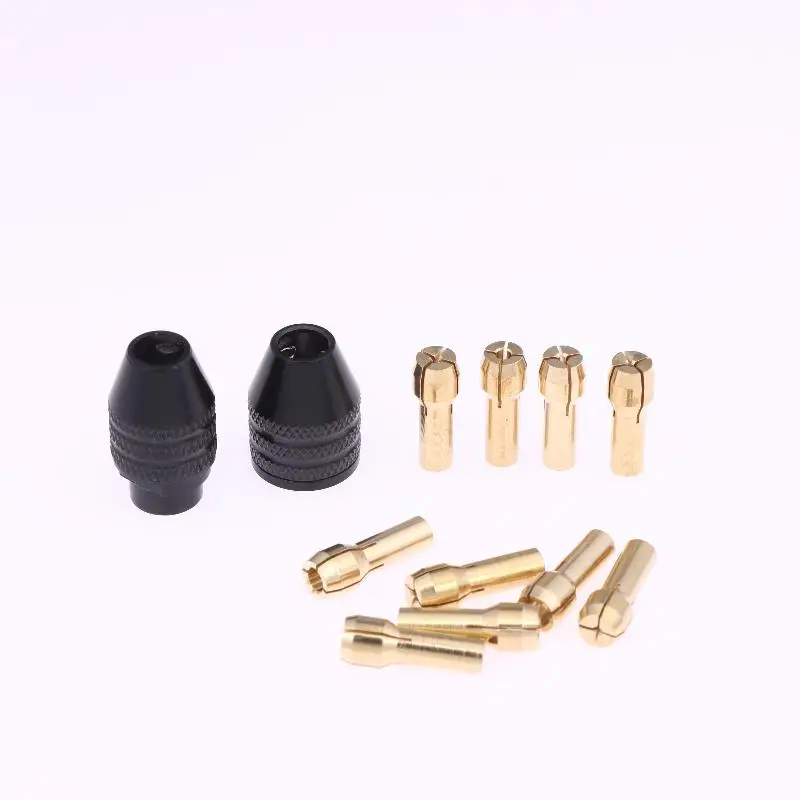 

Dremel Tool Accessory: Mini Drill Brass Collet Chuck Set, 11PCS 0.5-3.2mm, Includes Nut for Dremel Rotary Tools