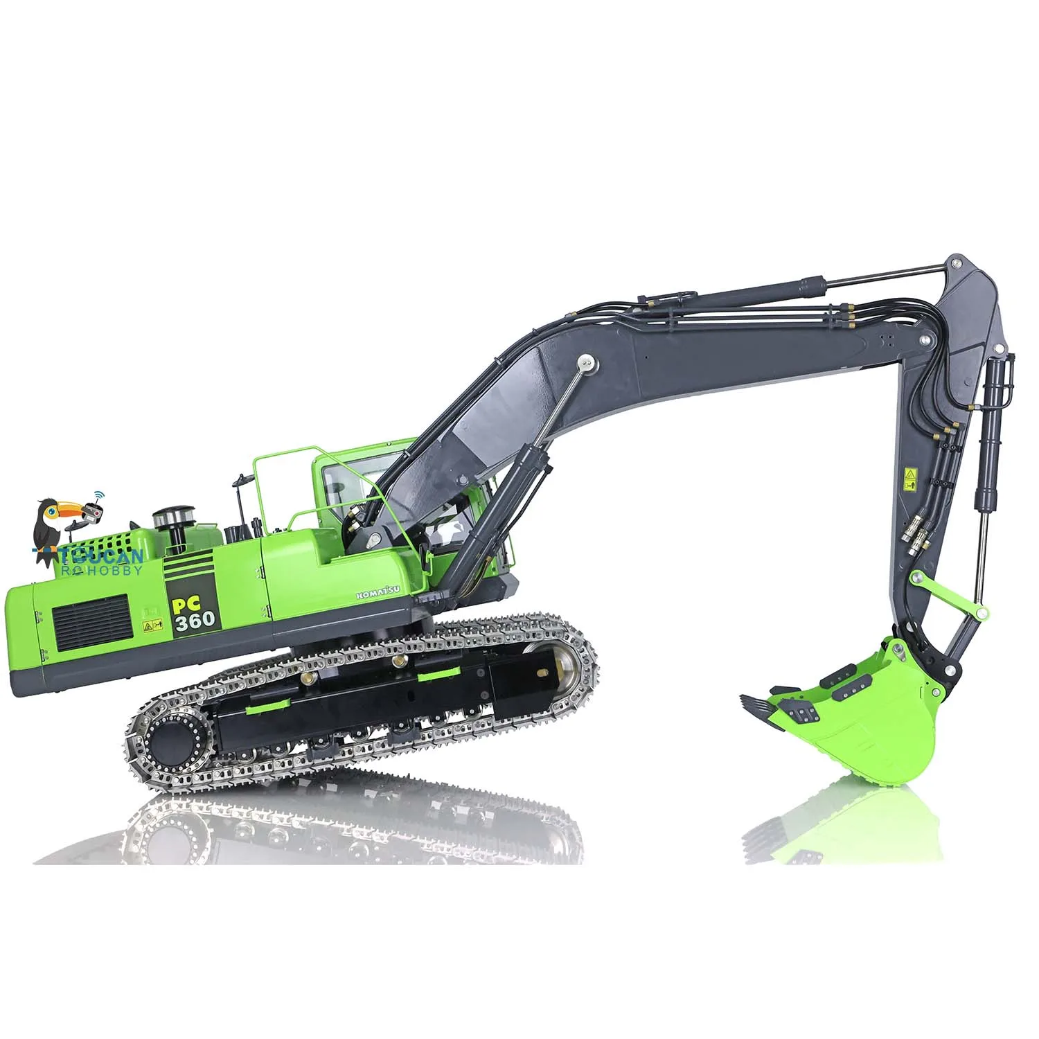 LESU 1/14 RC Hydraulic Excavator Pc360 PL18EV Lite Remote Controlled Truck Quick Coupler RTR Car Model for Boys Thzh1304-Smt3