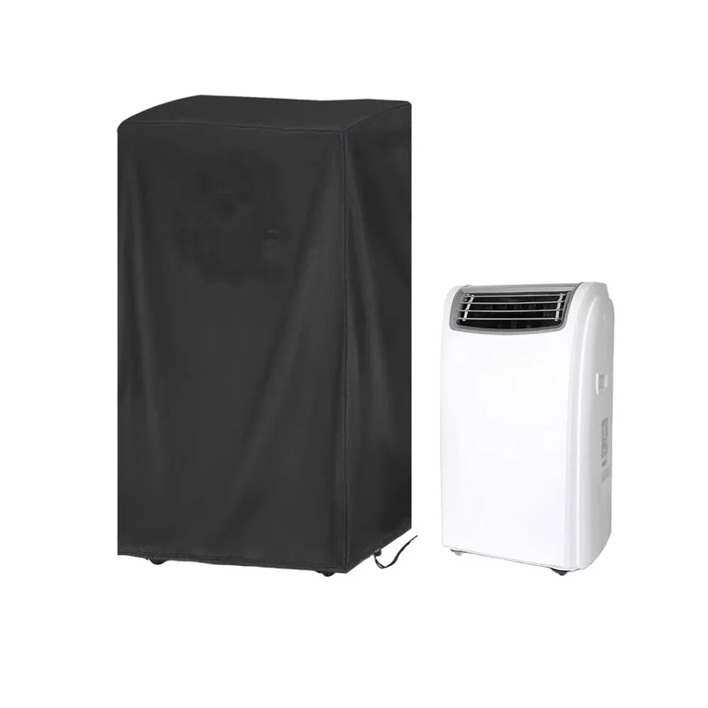 For Portable Air Conditioner Dust Cover Black 210D Oxford Fabric Waterproof Reusable for 52x34x65cm 50x26x50cm Models
