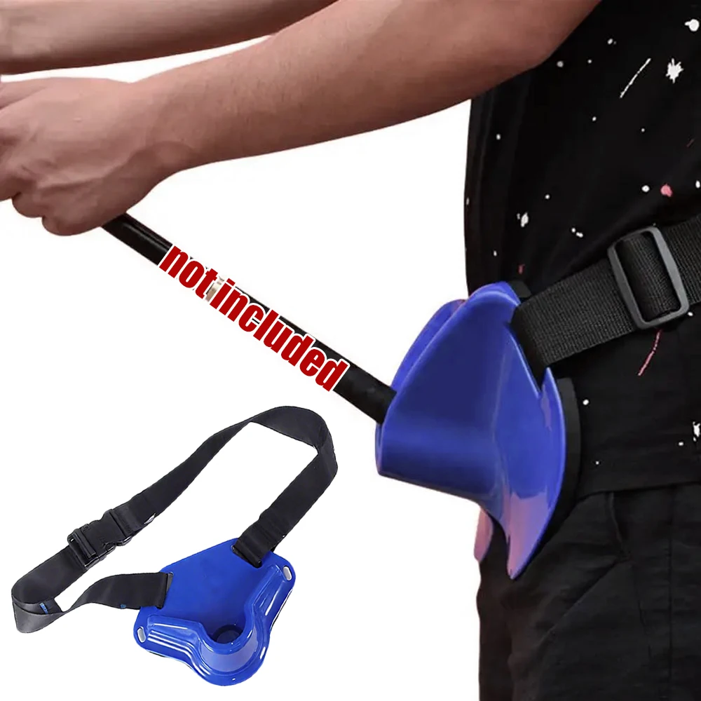 

1pc Fishing Adjustable Belt Waist Rod Holder Rod Insert Fighting Belt with Clips Device Boat Fish Tackle Tool Accessories