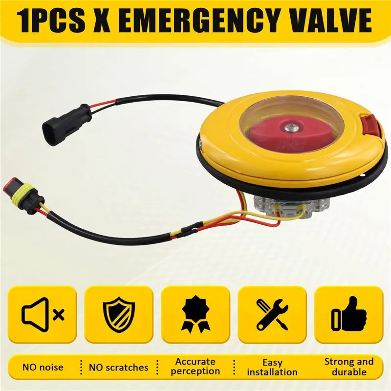 Passenger Door Oval Emergency Valve For Bus 6100-02364,6100-064989-AU62