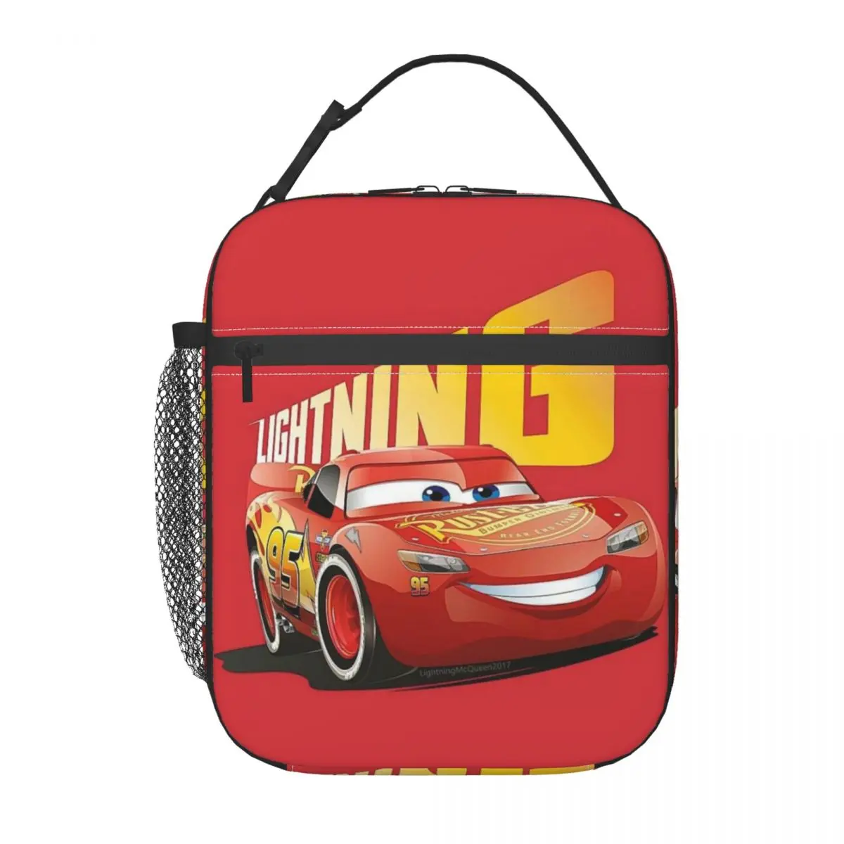 

Термосумки Custom Lightnings Anime McQueens для женщин, с изображением гоночных автомобилей, портативные термоконтейнеры для еды, для работы и школы