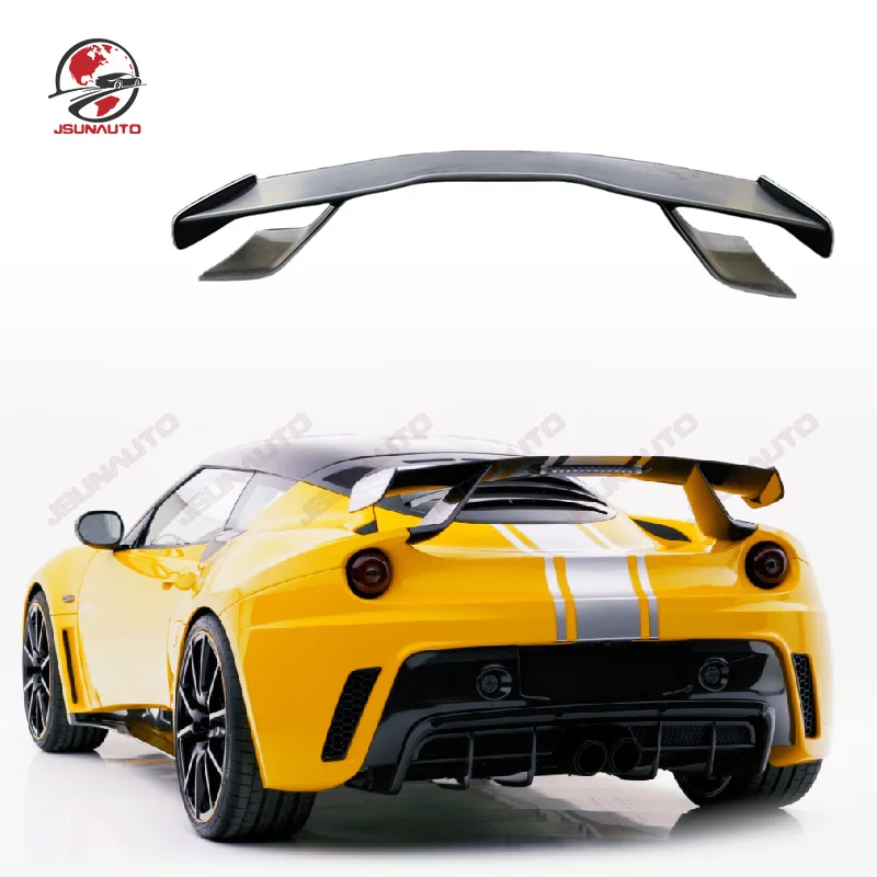 

Hot Sale For Lotus Evora Facelift GTE Style Carbon Fiber Rear Spoiler For Evora S Tail Trunk Wing